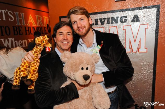 'Naughty or Nice' co-hosts Bobby Schwartz and Bobby Blair.  Proceeds from the party benefited the YMCA of Metropolitan Washington.